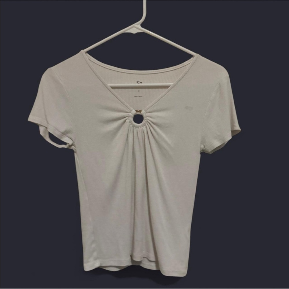 White Crop Top